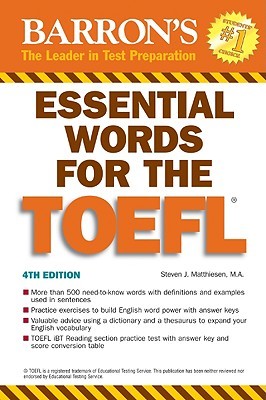 Barron's essential words for the TOEFL